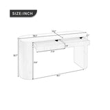 U-Style Pine Veneer Console Table | OROA