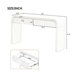 Modern Rounded Silhouette Console Table | OROA