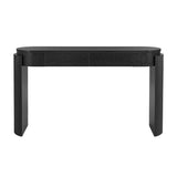 Black Natural Wood Console Table | OROA