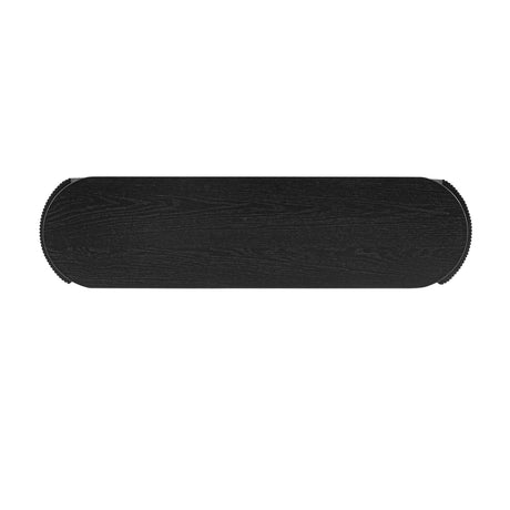 Black Natural Wood Console Table | OROA