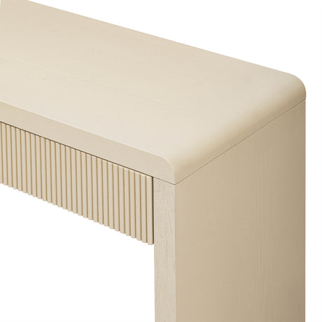 Apricot Rustic Wood Console Table | OROA