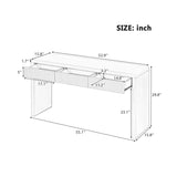 Solid Wood Veneer Console Table | OROA