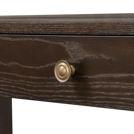 Espresso 3-Drawer Console Table | OROA