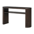 Rustic Console Table with Fluted Legs by OROA