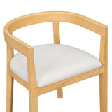 Modern European furniture - Curved Back Upholstered Dining Chairs (2) - www.oroa.com
