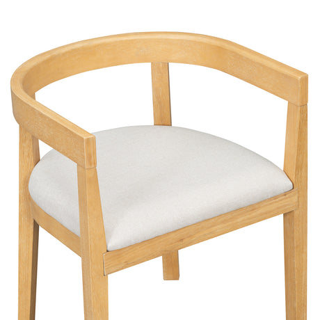 Modern European furniture - Curved Back Upholstered Dining Chairs (2) - www.oroa.com