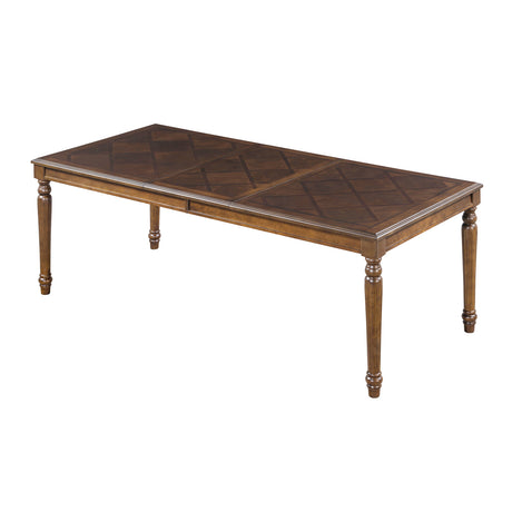 Modern European furniture - Walnut Wood Rectangular Dining Table  - www.oroa.com