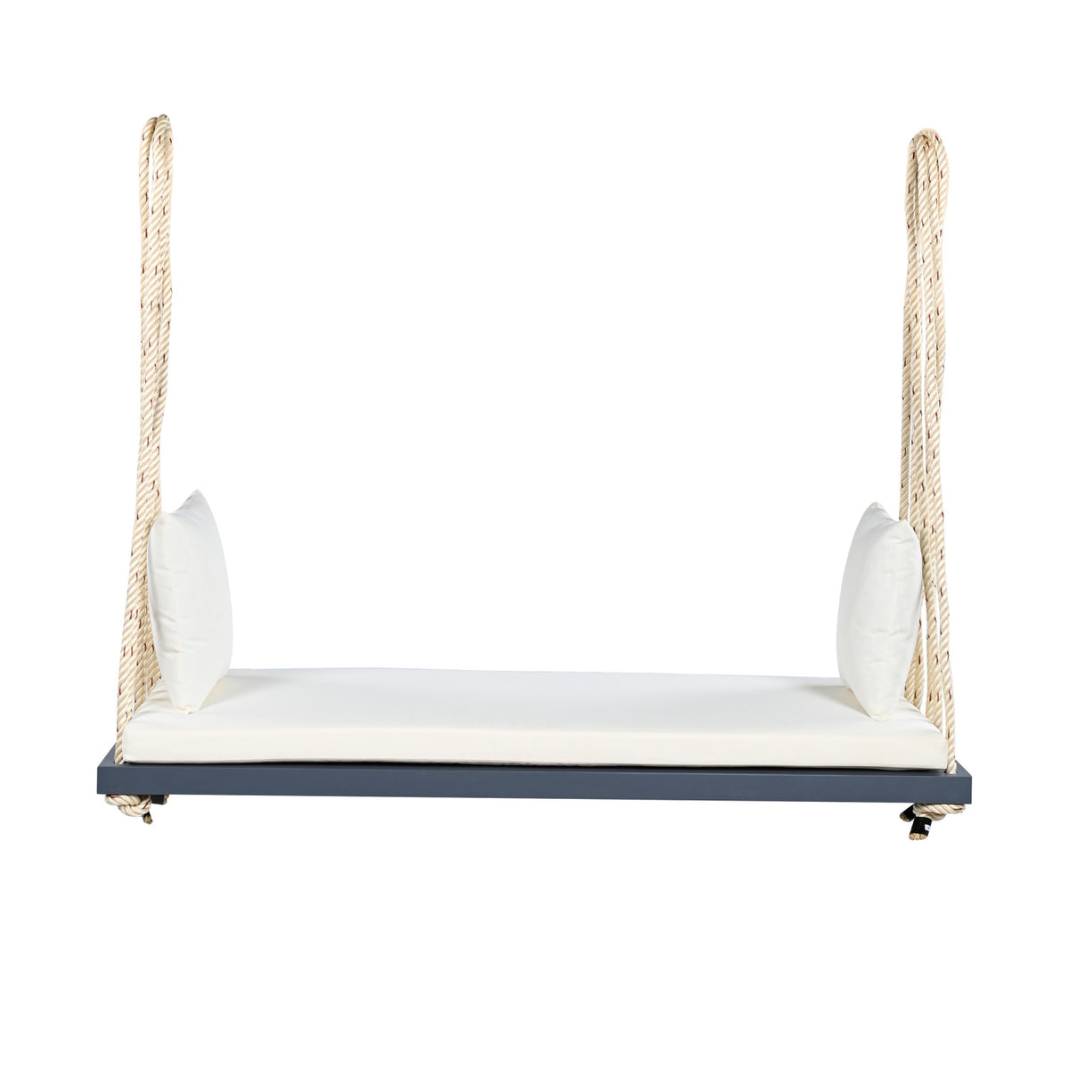 TOPMAX Wooden Swing Bench with Cushion & Pillows | OROA