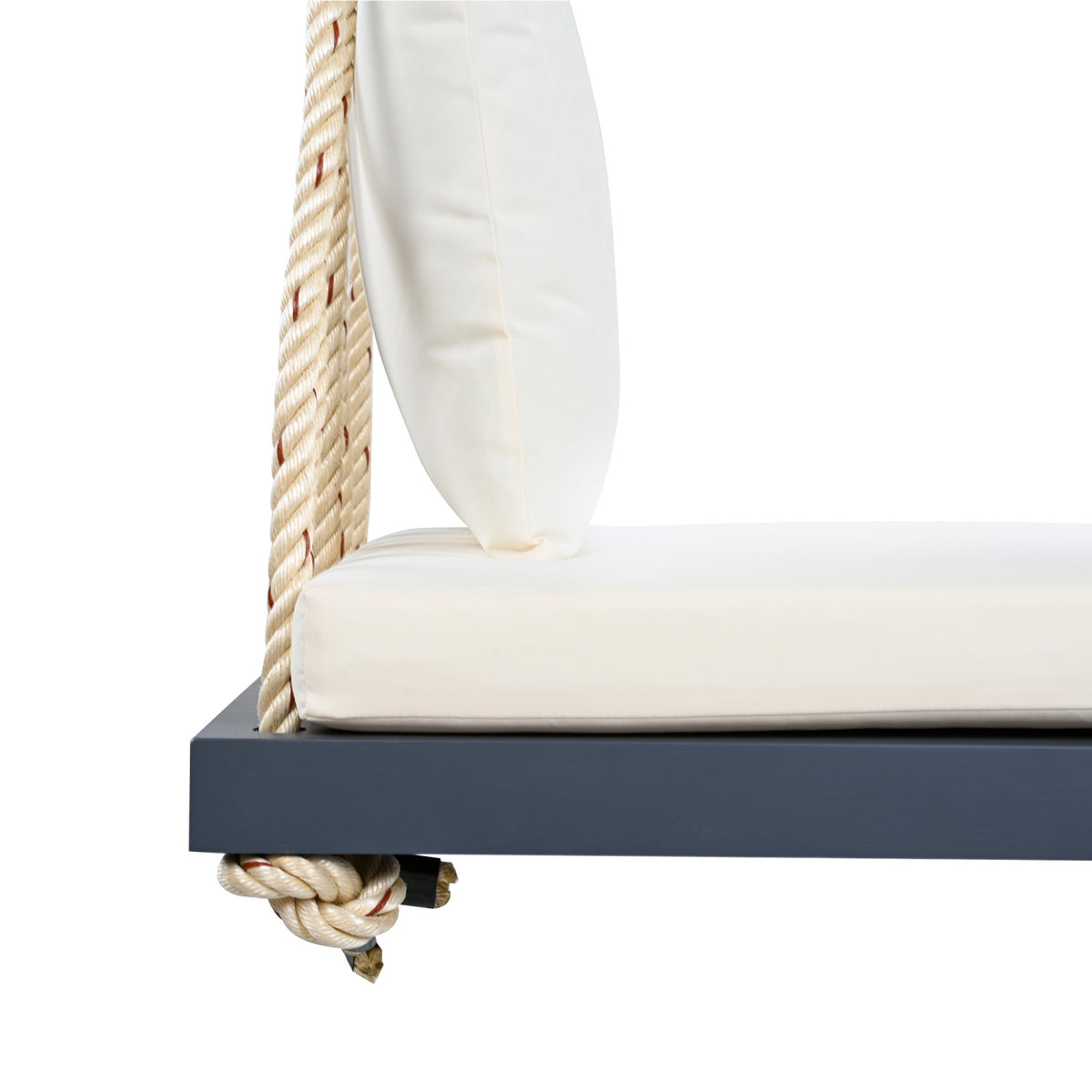 TOPMAX Wooden Swing Bench with Cushion & Pillows | OROA