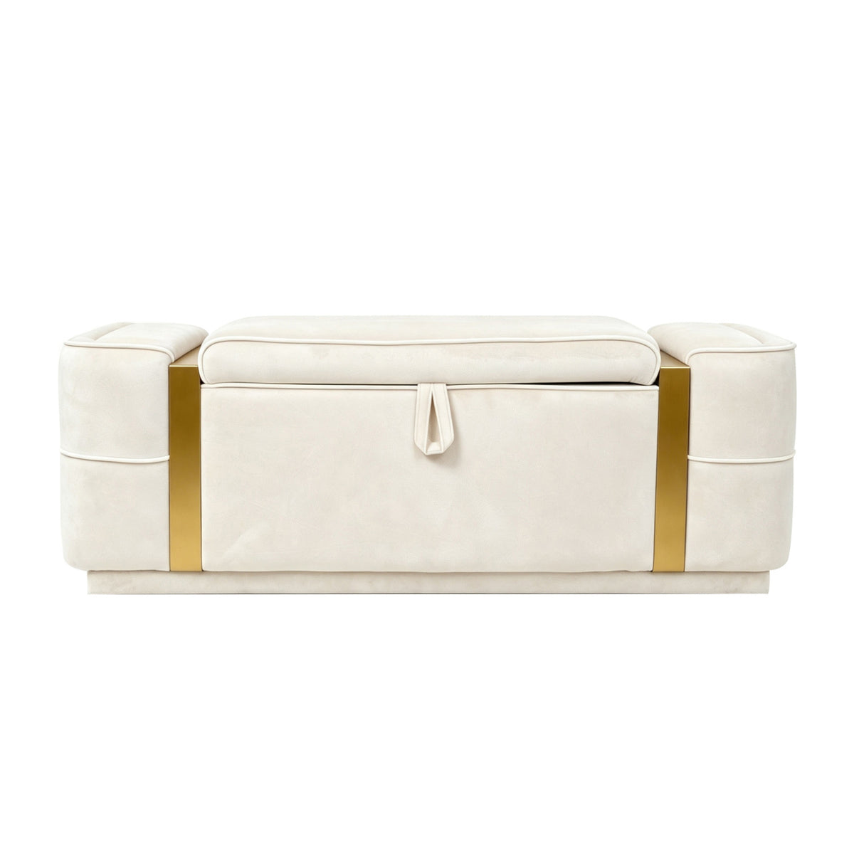 Modern Storage Bench Upholstered Ottoman | OROA