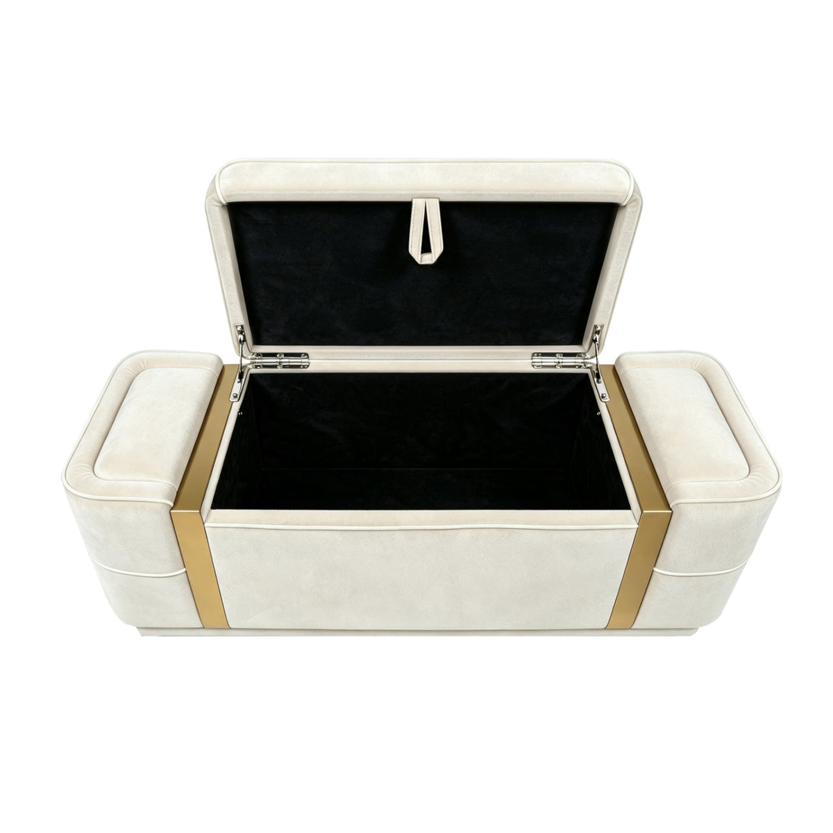 Modern Storage Bench Upholstered Ottoman | OROA