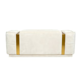 Modern Storage Bench Upholstered Ottoman | OROA