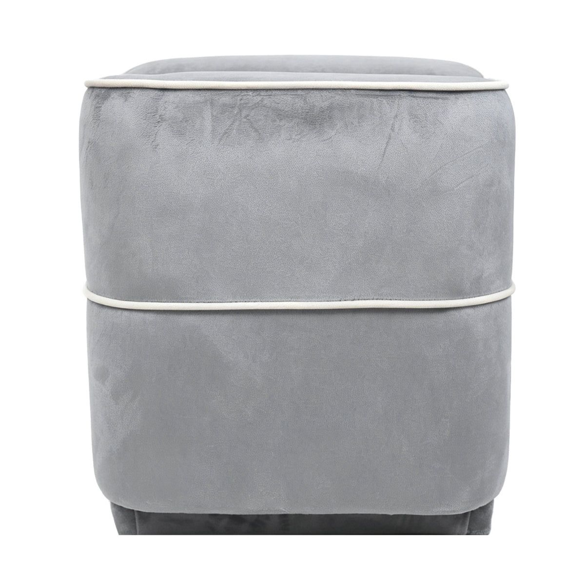 Modern Gray Storage Bench | OROA