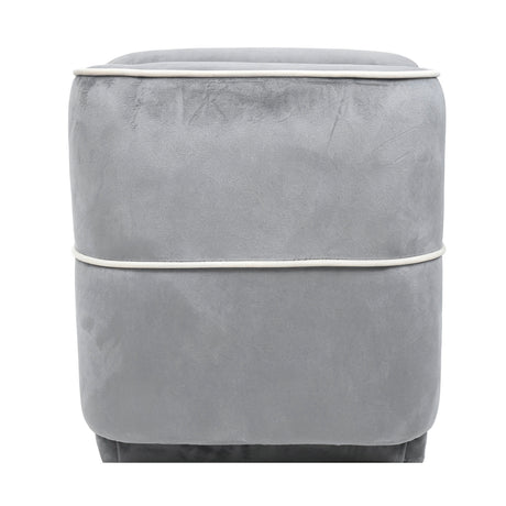 Modern Gray Storage Bench | OROA