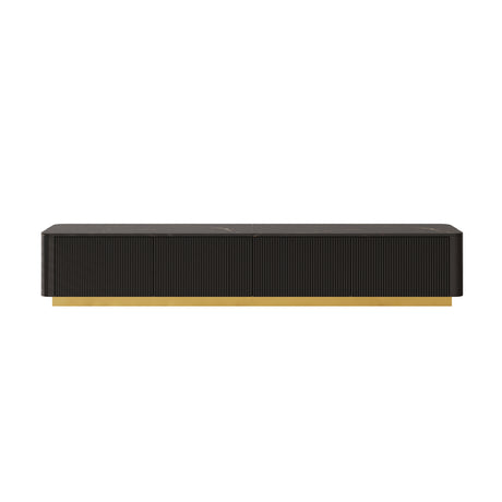 ON-TREND Luxury Fluted TV Stand - OROA - view 1