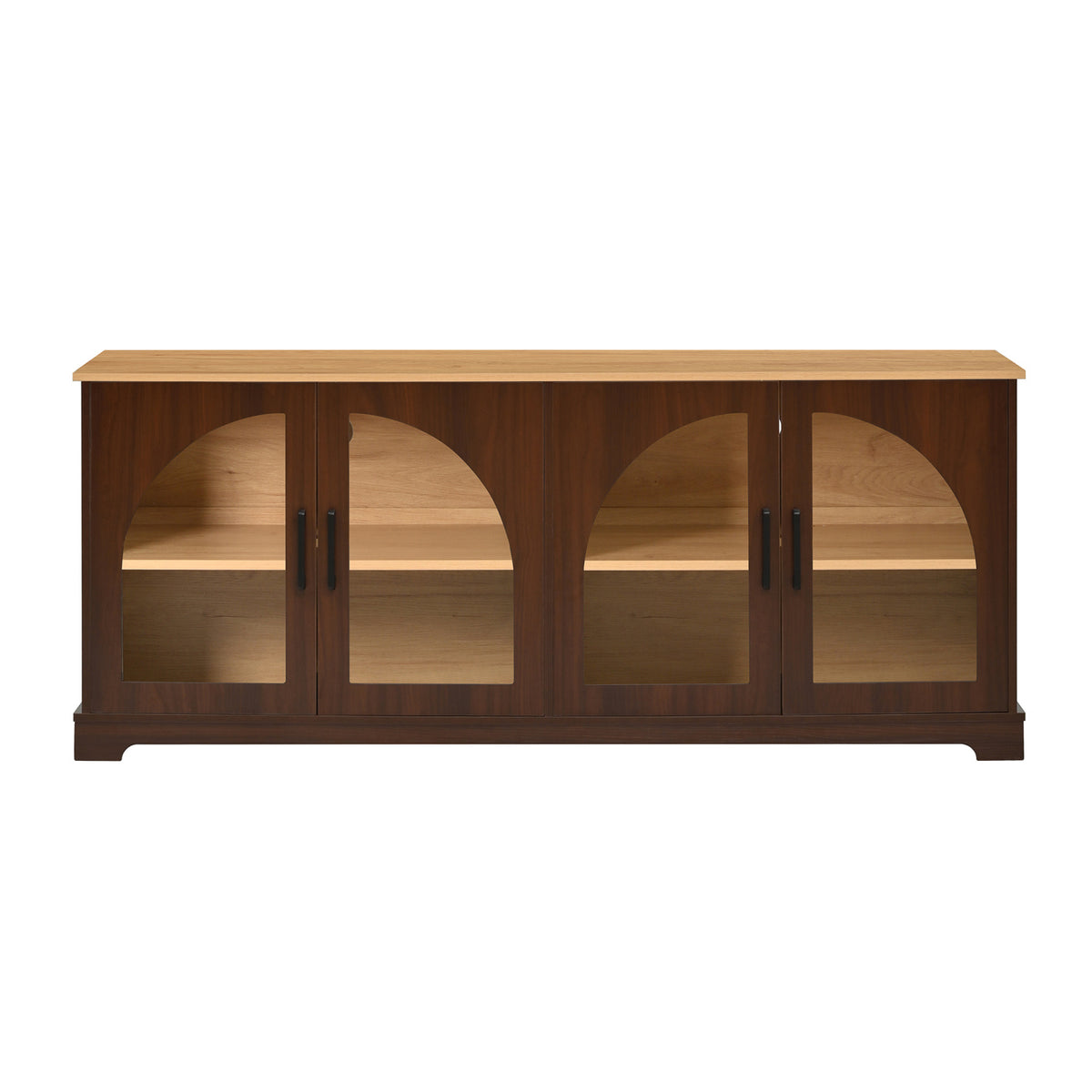 Semi-Arched Glass Doors TV Stand | OROA