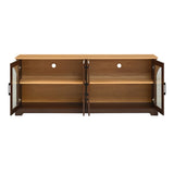 Semi-Arched Glass Doors TV Stand | OROA