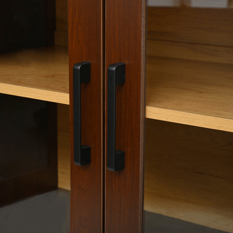 Semi-Arched Glass Doors TV Stand | OROA