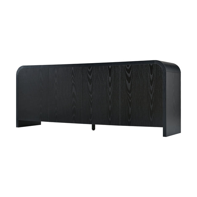 Modern European furniture - Luxury Curved Edge TV Stand - www.oroa.com
