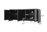 Modern European furniture - Luxury Curved Edge TV Stand - www.oroa.com