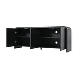 Modern European furniture - Luxury Curved Edge TV Stand - www.oroa.com