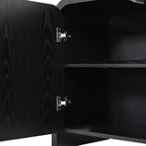 Modern European furniture - Luxury Curved Edge TV Stand - www.oroa.com
