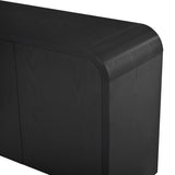 Modern European furniture - Luxury Curved Edge TV Stand - www.oroa.com