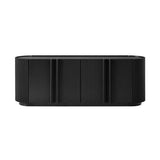 Modern European furniture - Fluted Tambour-Style Door TV Stand - www.oroa.com