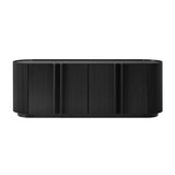 Fluted Tambour-Style Door TV Stand | OROA