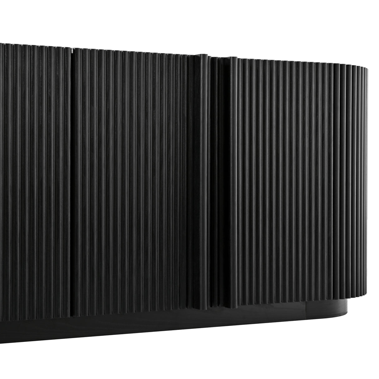 Modern European furniture - Fluted Tambour-Style Door TV Stand - www.oroa.com