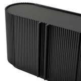 Modern European furniture - Fluted Tambour-Style Door TV Stand - www.oroa.com