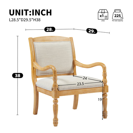 Modern European furniture - Vintage Upholstered Accent Chair - www.oroa.com