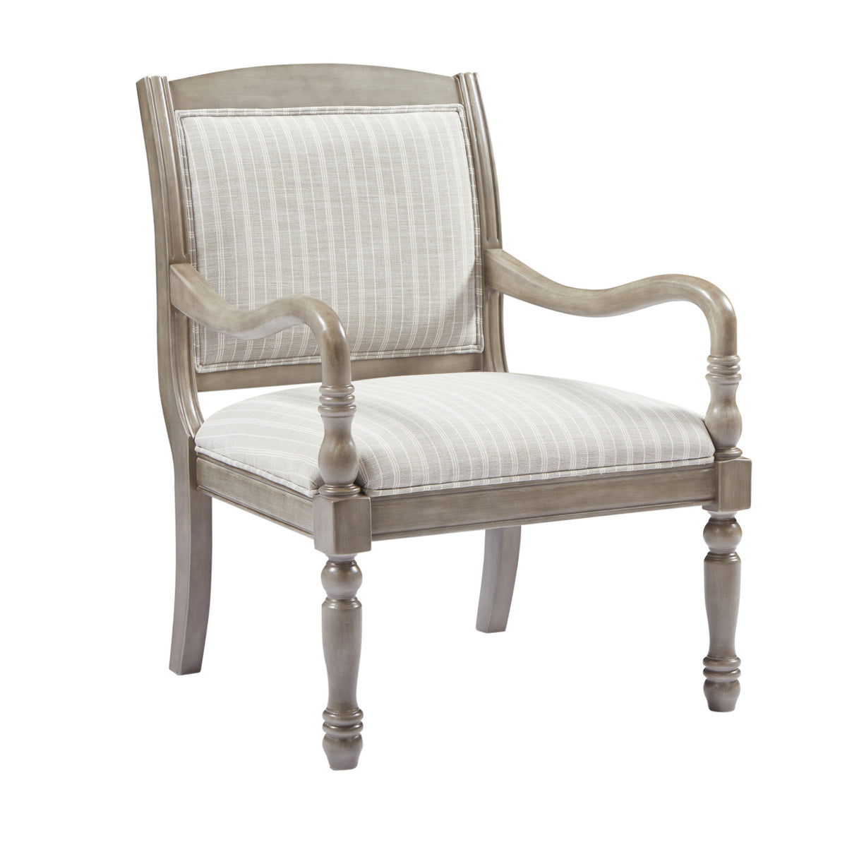 Modern European furniture - Gray Vintage Upholstered Armchair - www.oroa.com