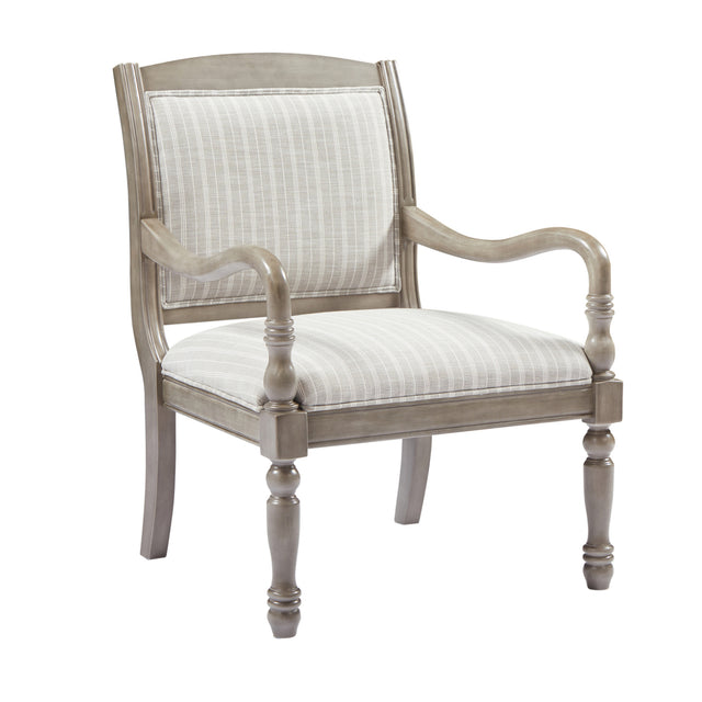 Modern European furniture - Gray Vintage Upholstered Armchair - www.oroa.com