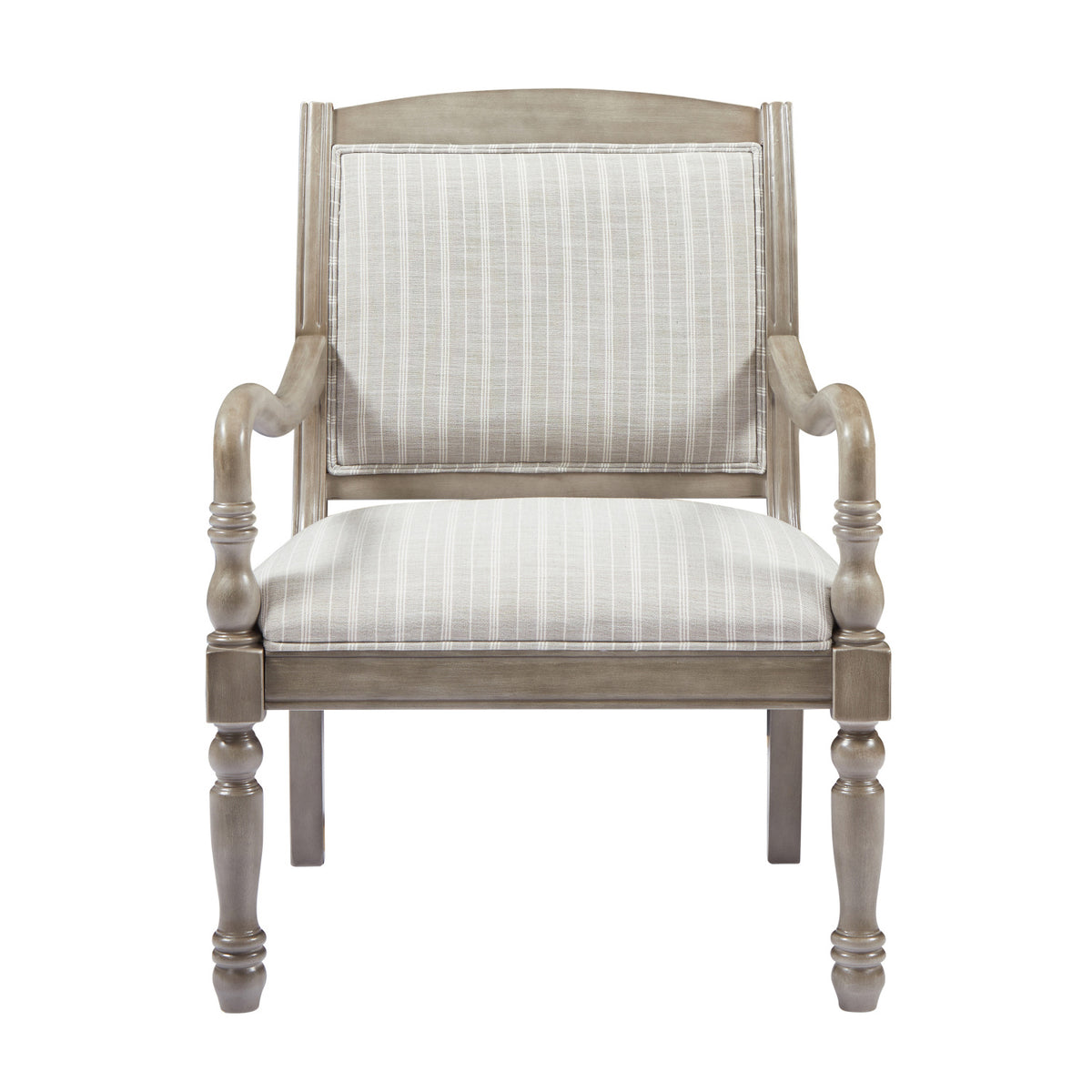 Modern European furniture - Gray Vintage Upholstered Armchair - www.oroa.com