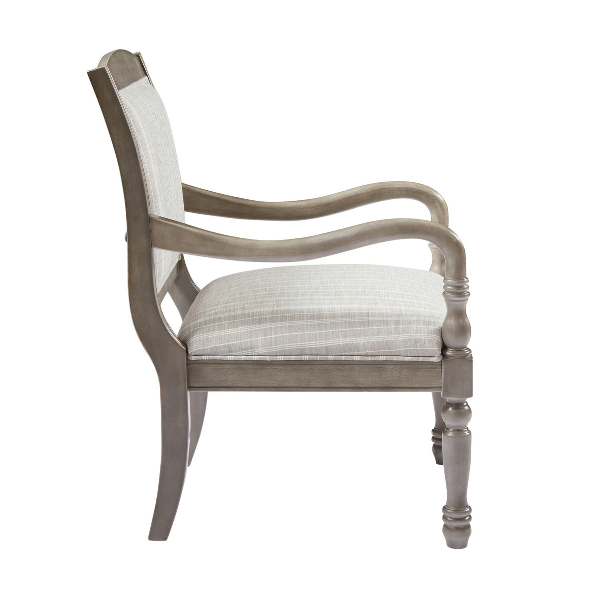 Modern European furniture - Gray Vintage Upholstered Armchair - www.oroa.com
