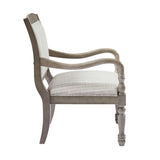 Modern European furniture - Gray Vintage Upholstered Armchair - www.oroa.com