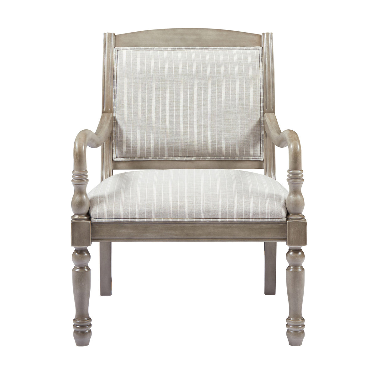 Modern European furniture - Gray Vintage Upholstered Armchair - www.oroa.com