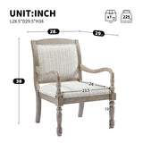 Modern European furniture - Gray Vintage Upholstered Armchair - www.oroa.com