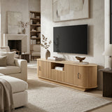 Modern European furniture - U-Can Oak Wood TV Stand - www.oroa.com