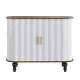 Modern White Bar Cabinet  | OROA