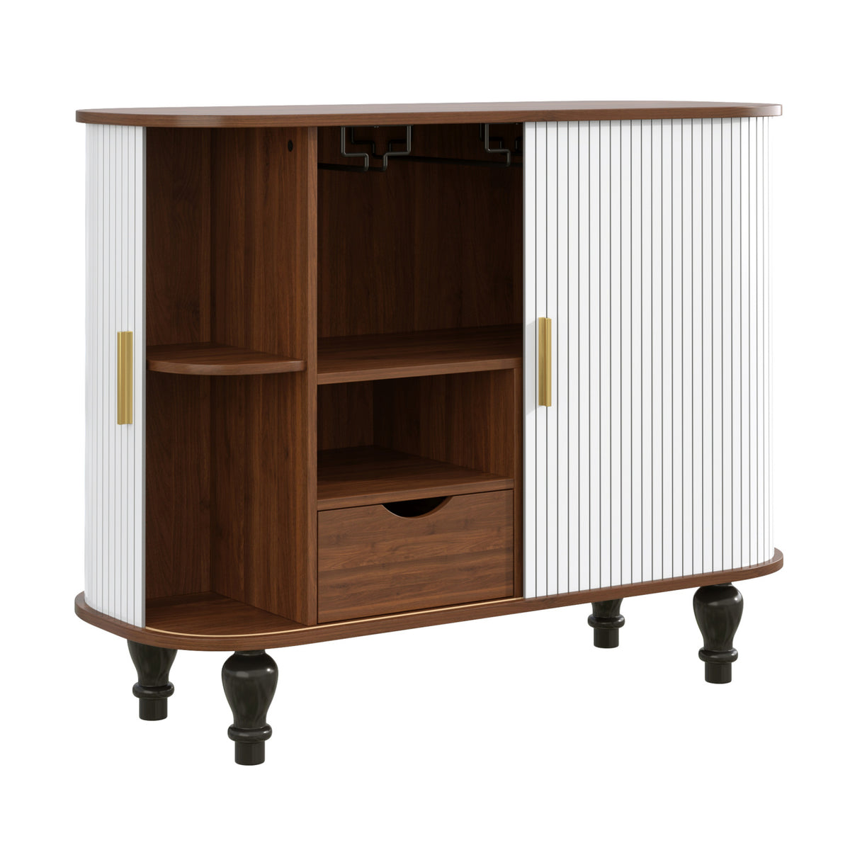 Modern White Bar Cabinet  | OROA
