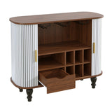 Modern White Bar Cabinet  | OROA
