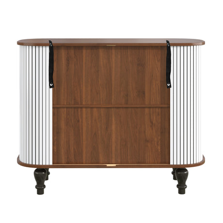 Modern White Bar Cabinet  | OROA