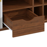Modern White Bar Cabinet  | OROA
