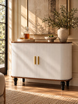 Modern White Bar Cabinet  | OROA