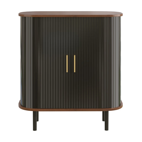 Black Wine Bar Cabinet | OROA