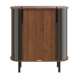 Black Wine Bar Cabinet | OROA
