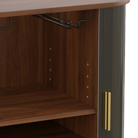 Black Wine Bar Cabinet | OROA
