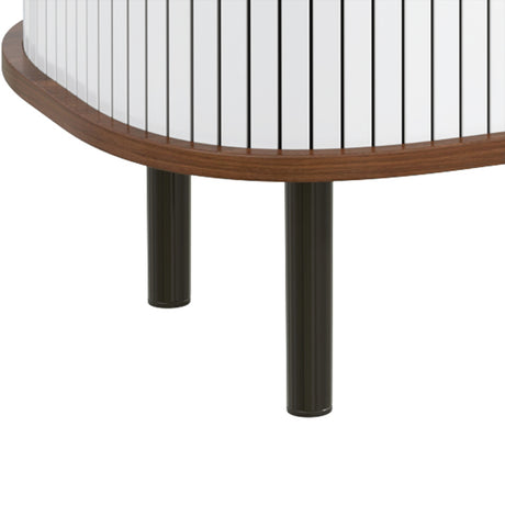 Fluted Wine Bar Cabinet | OROA